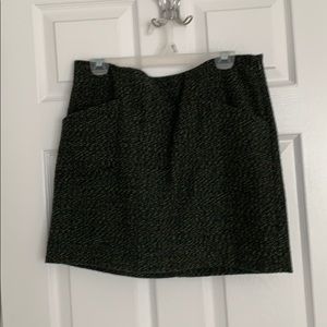The Limited Outback Red Wool Blend Skirt